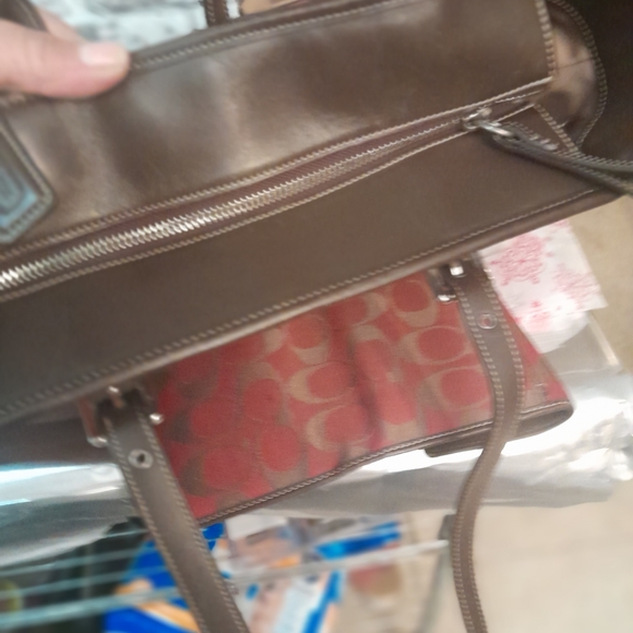 Limited edition Coach  patchwork bag with wallet - Picture 4 of 6